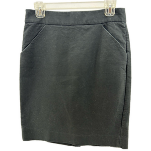 J. Crew Black The Pencil Skirt Size 4